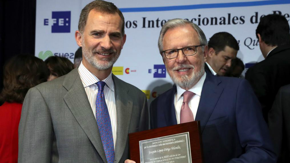 Las imágenes de la entrega de Premios Internacionales de Periodismo Rey de España
