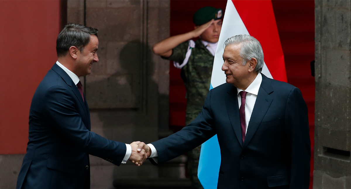 López Obrador recibe al Primer Ministro de Luxemburgo López Obrador recibe al Primer Ministro de Luxemburgo