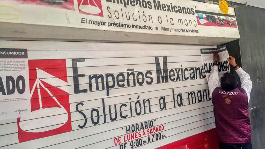 Profeco clausura 10 casas de empeño en la Ciudad de México - profeco-clausura-casas-de-empeno-2