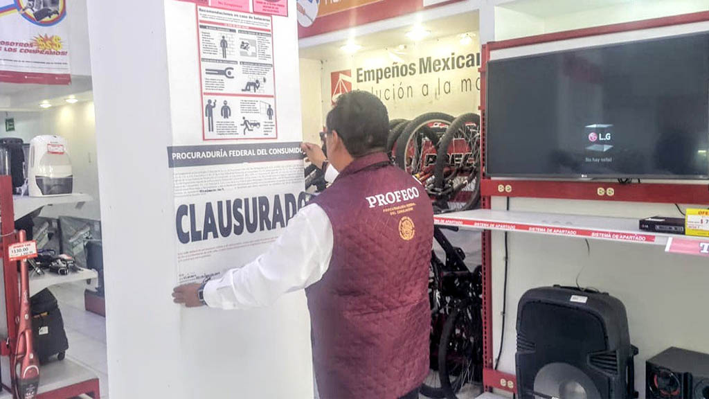 Profeco clausura 10 casas de empeño en la Ciudad de México - profeco-clausura-casas-de-empeno