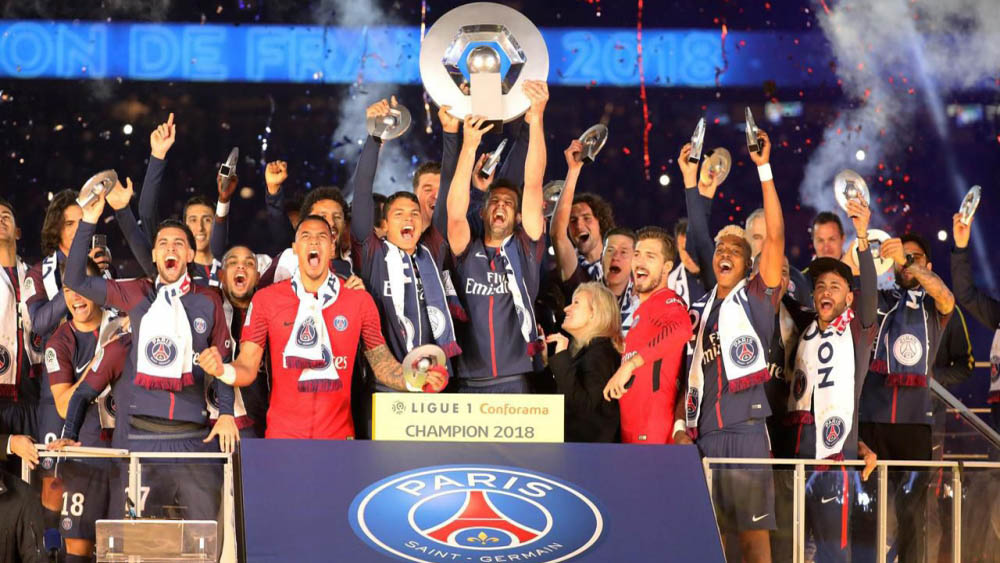 París Saint-Germain gana su octava liga francesa - psg-liga-francesa-2018