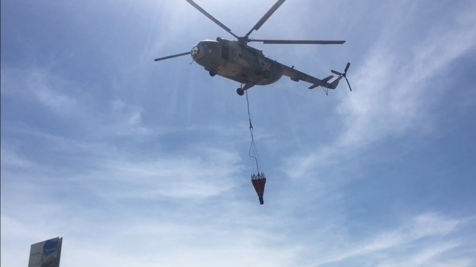 Helicóptero de la Fuerza Aérea apoya en incendio en San Luis Potosí - san-luis-potosi-fuerza-aerea-incendio-2