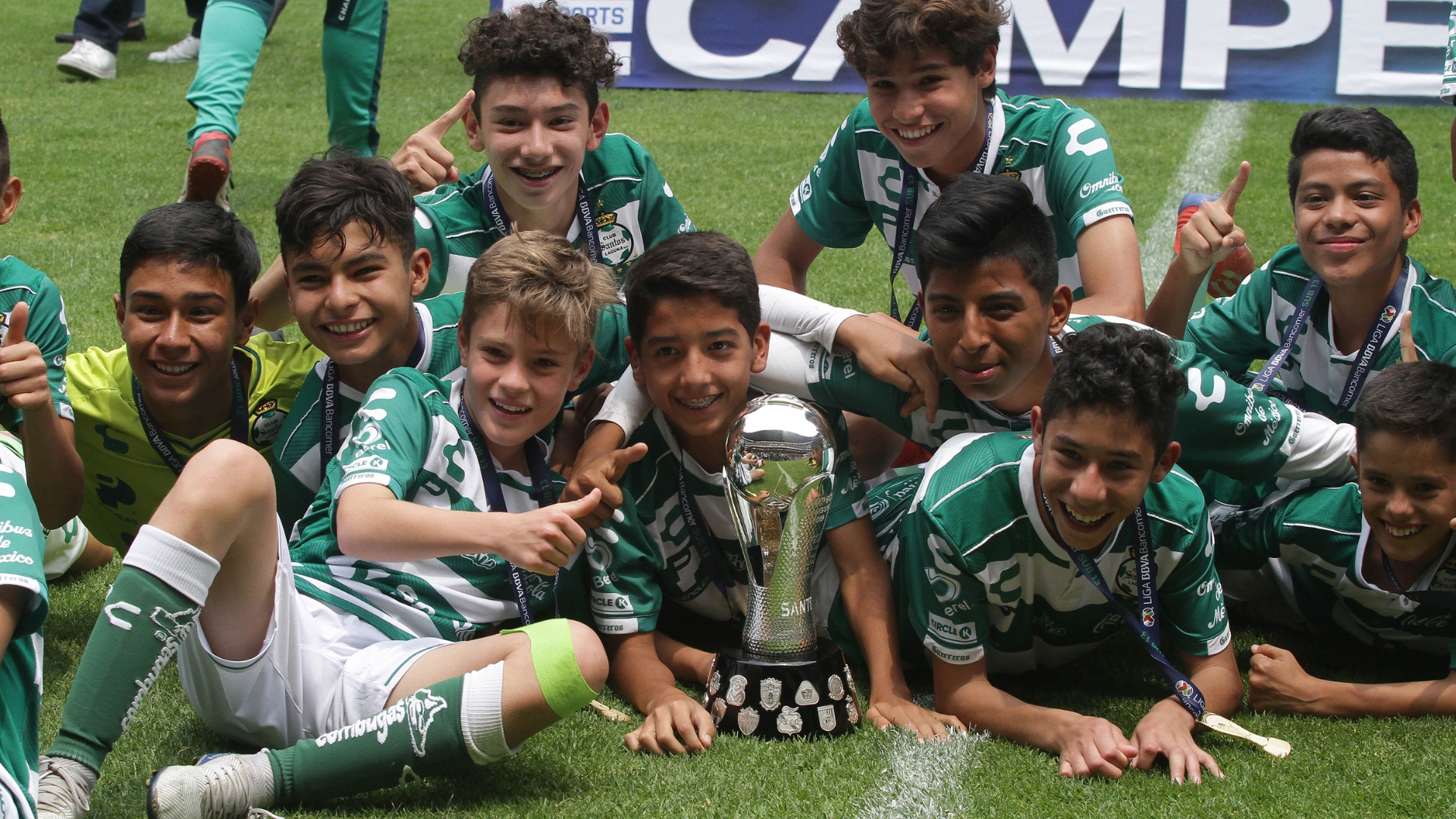 Santos gana por la mínima a Pachuca y se corona campeón de la Sub 13