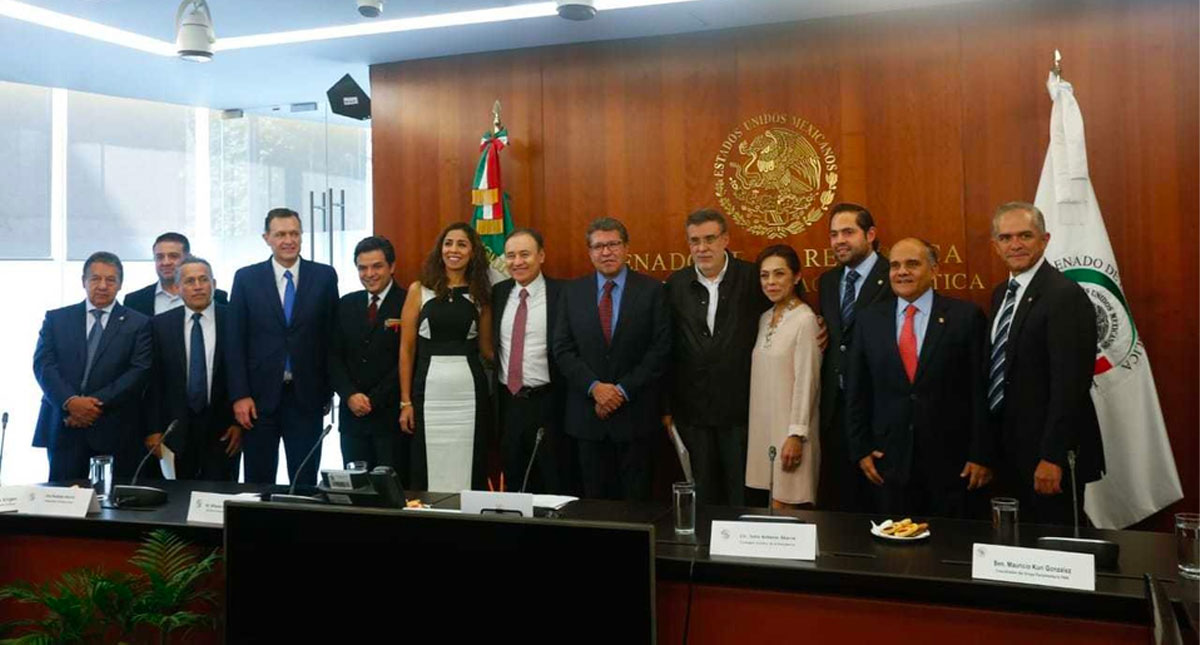 Durazo entrega al Senado iniciativas complementarias a la Guardia Nacional