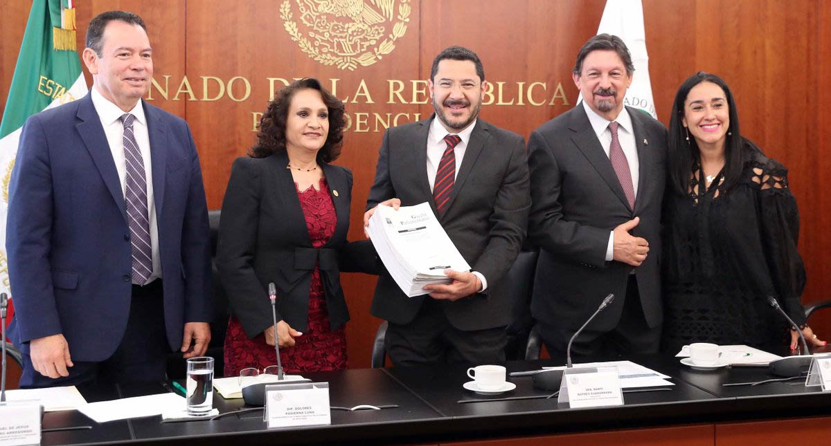 Senado de la República recibe la Reforma Laboral - senado-reforma-laboral-minuta-marti-batres