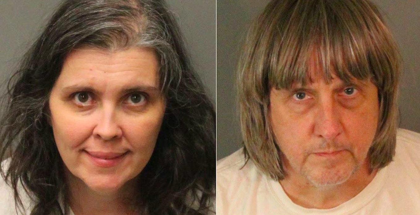 Cadena perpetua a pareja que recluyó y torturó a sus hijos en California