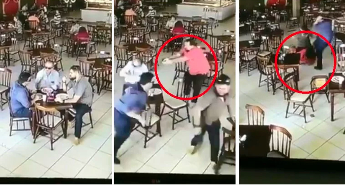 #Video Sicario falla al disparar a su víctima y recibe golpiza