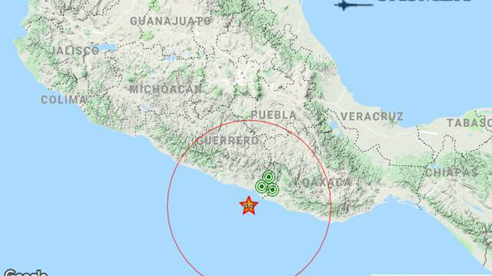 Se registra sismo magnitud 4.4 en Ometepec, Guerrero