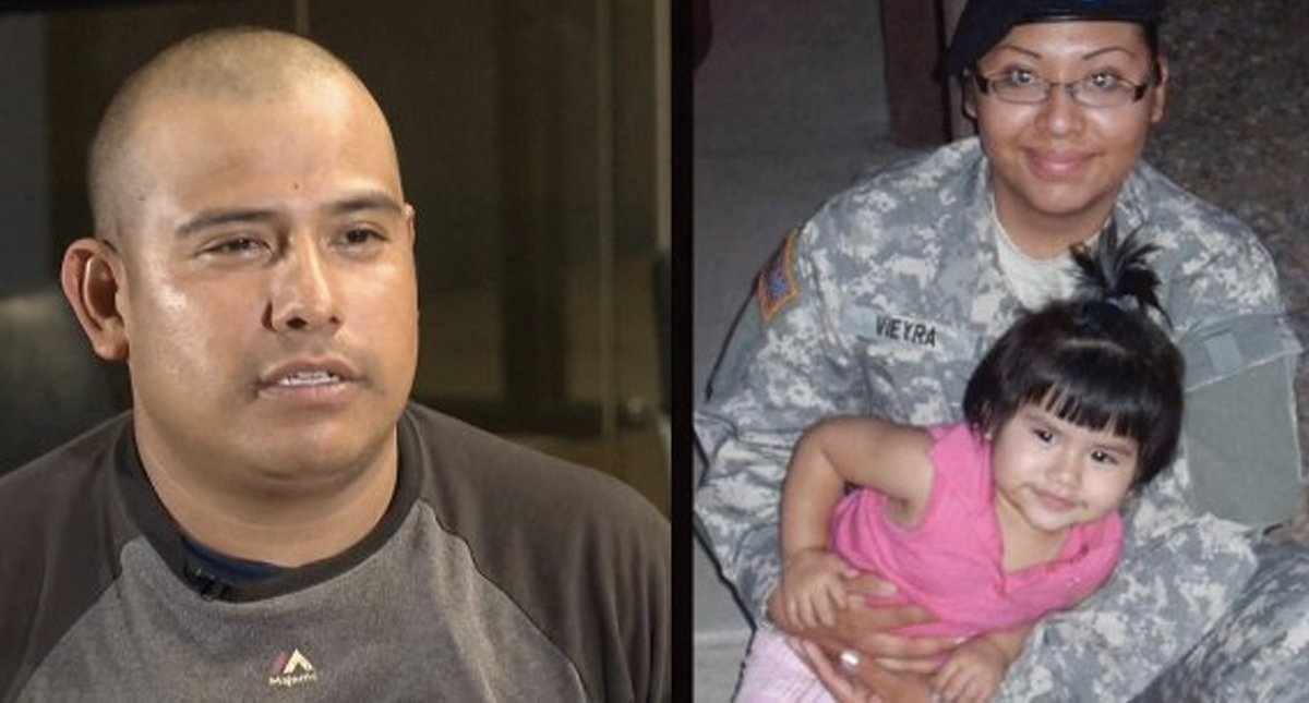 ICE deporta a mexicano esposo de una soldado que murió en Afganistán