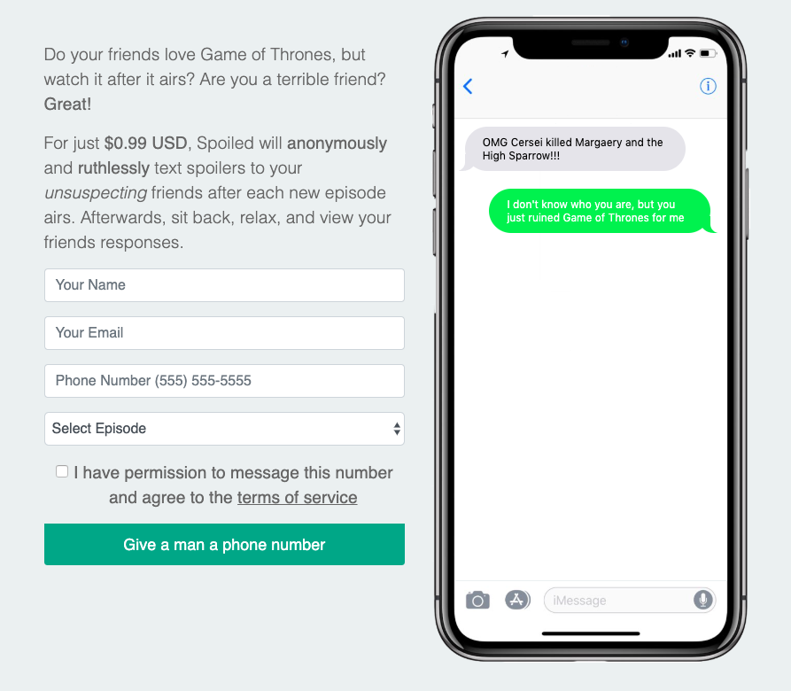 Lanzan servicio para enviar spoilers de 'Game Of Thrones' - spoiled-game-of-thrones