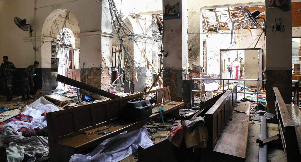 Sri Lanka guarda minutos de silencio por víctimas de atentados