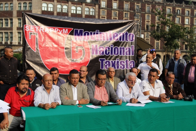 Taxistas anuncian paro y cierre de calles en la Ciudad de México - taxista-cdmx-1