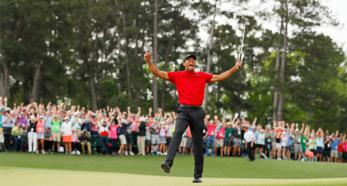 Apuesta a victoria de Tiger Woods y gana 1.19 millones de dólares