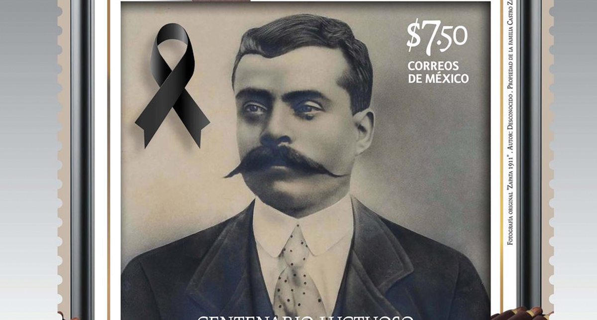 Cancelan timbre postal de Emiliano Zapata