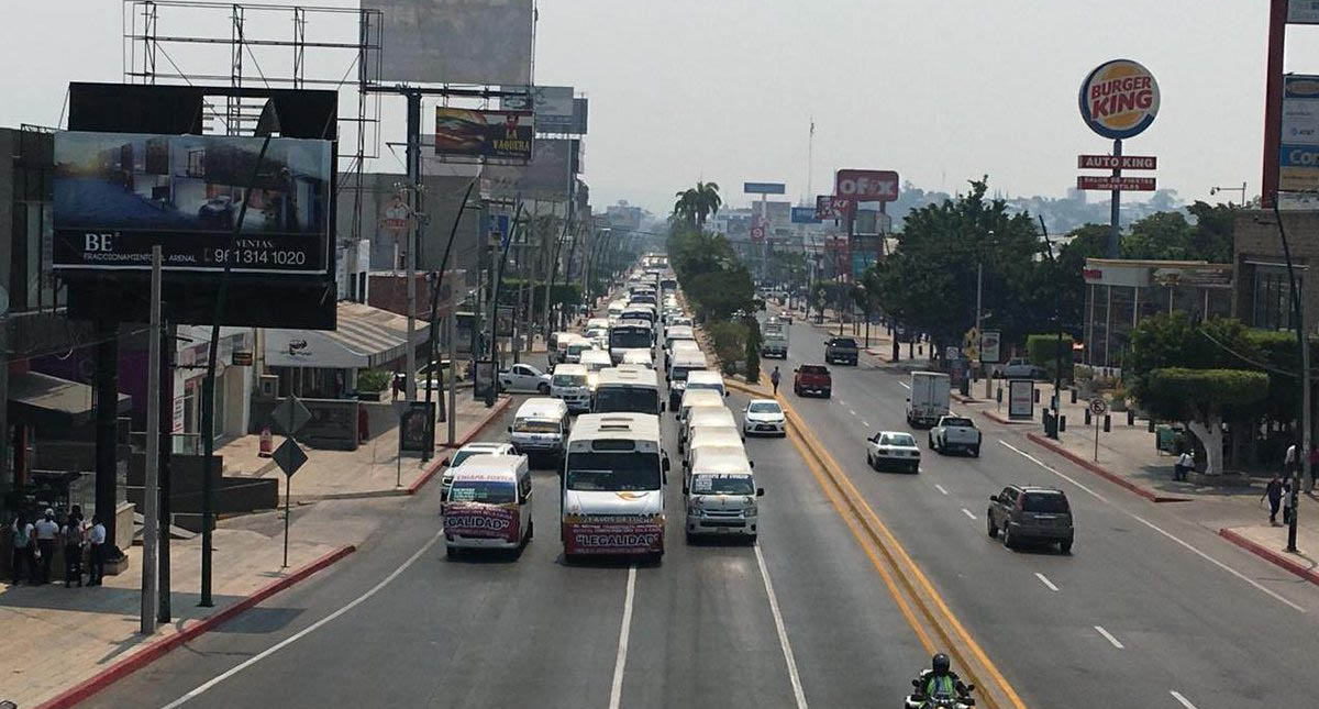 Transportistas en Chiapas exigen erradicación de la “piratería”