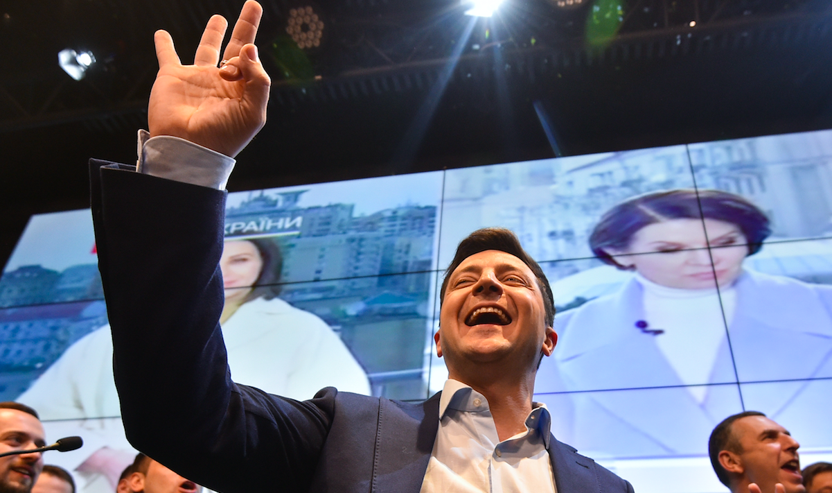 Volodimir Zelenski, el cómico elegido presidente de Ucrania