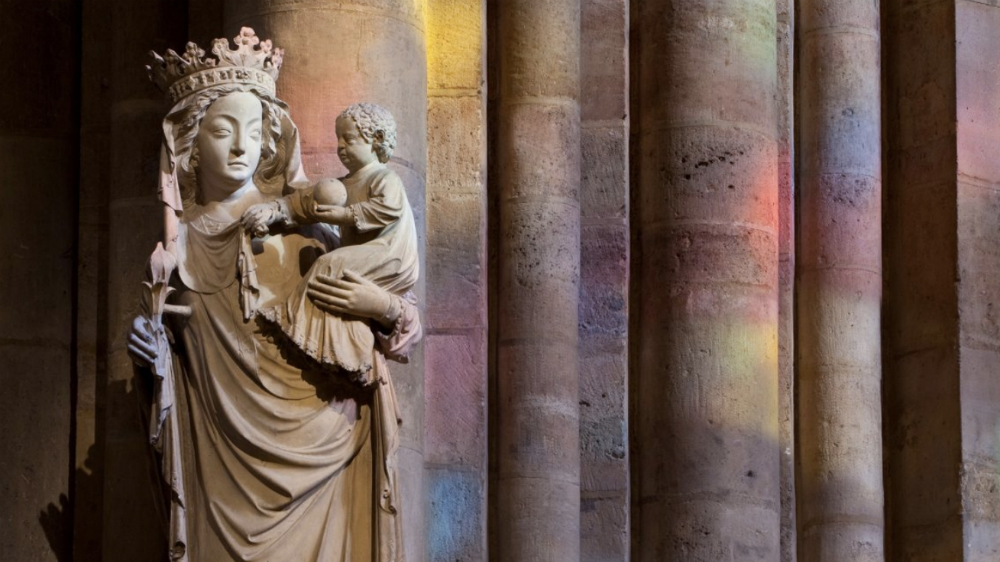 Las reliquias de Notre-Dame de París - virgen-con-el-nino-notre-dame