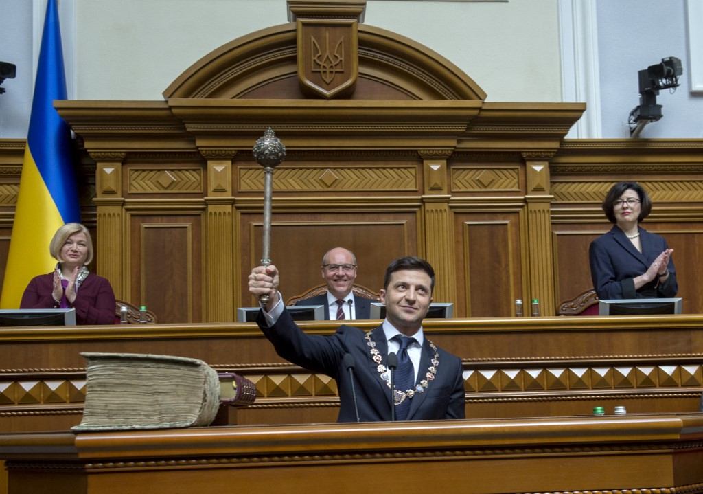 Volodymyr Zelensky asume presidencia de Ucrania - 000-1go8se