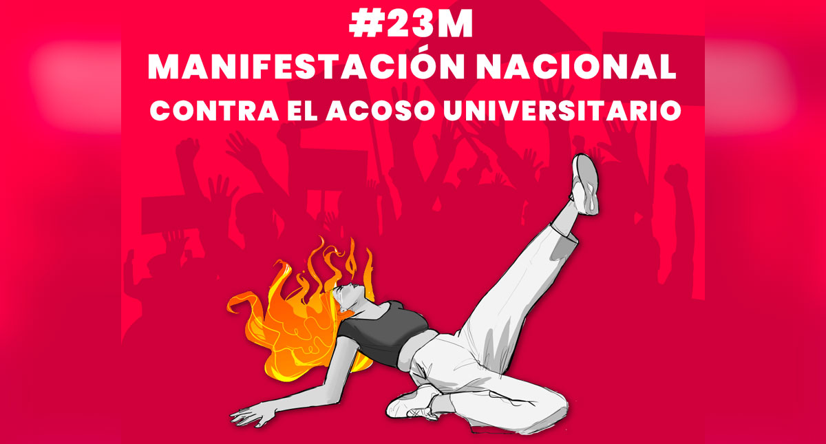 Convocan a manifestación nacional contra el acoso universitario