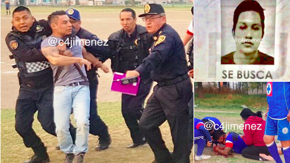 Balean a presunto homicida tras riña con agentes de la PGJ