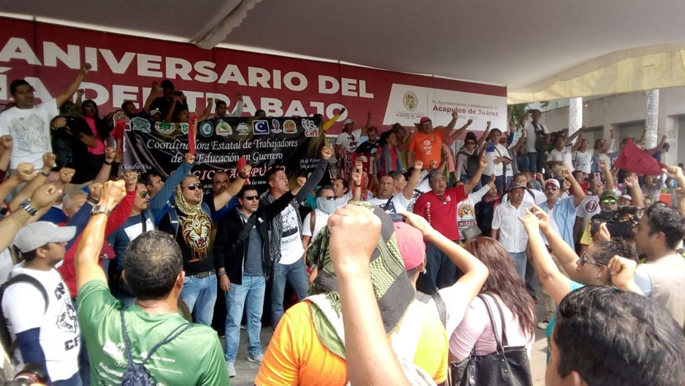 Ceteg toma templete durante evento oficial en Acapulco - alcaldesa-acapulco-ceteg