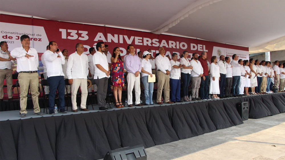 Ceteg toma templete durante evento oficial en Acapulco