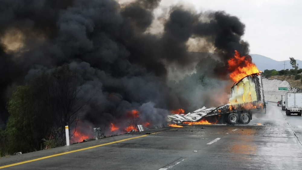 Fuerte accidente en la autopista México-Querétaro
