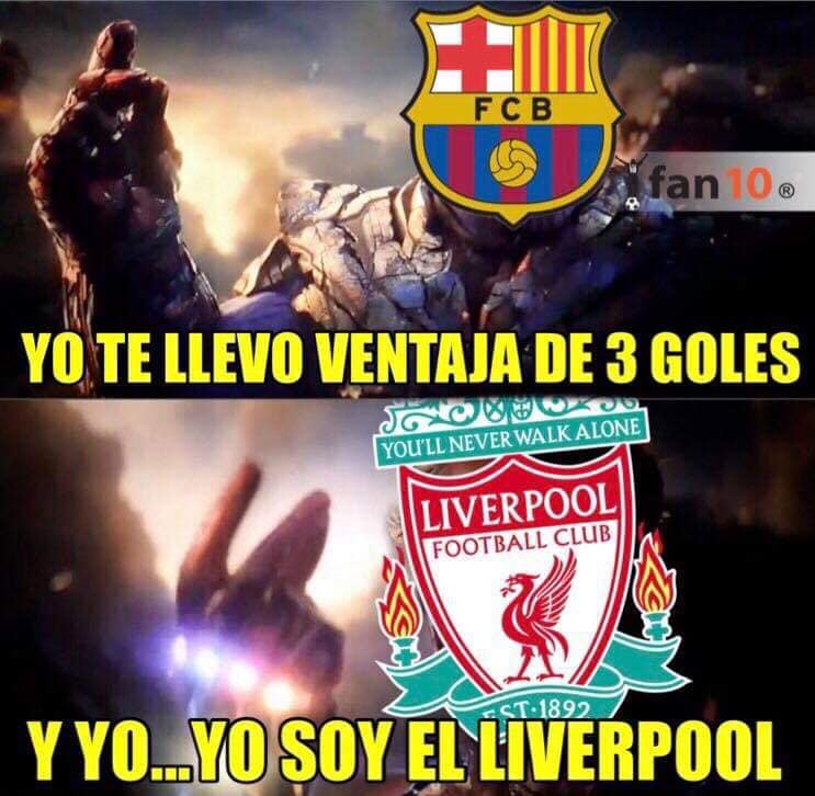 Los memes de la eliminación del Barcelona de la Champions League - barcelona-liverpool-champions-memes