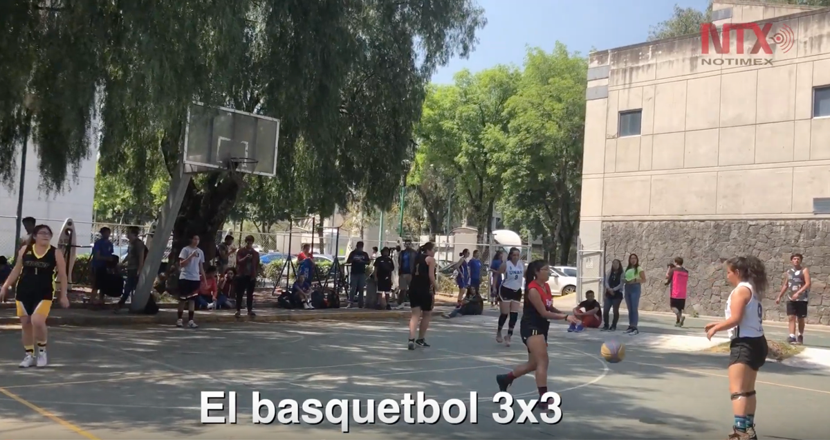 Estacionamiento en la UNAM, lugar donde nace el basquetbol 3X3