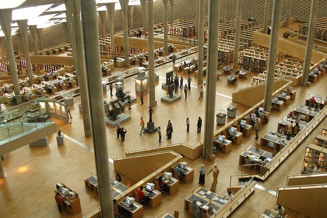 Las bibliotecas más impresionantes del mundo - bibliotheca-alexandrina