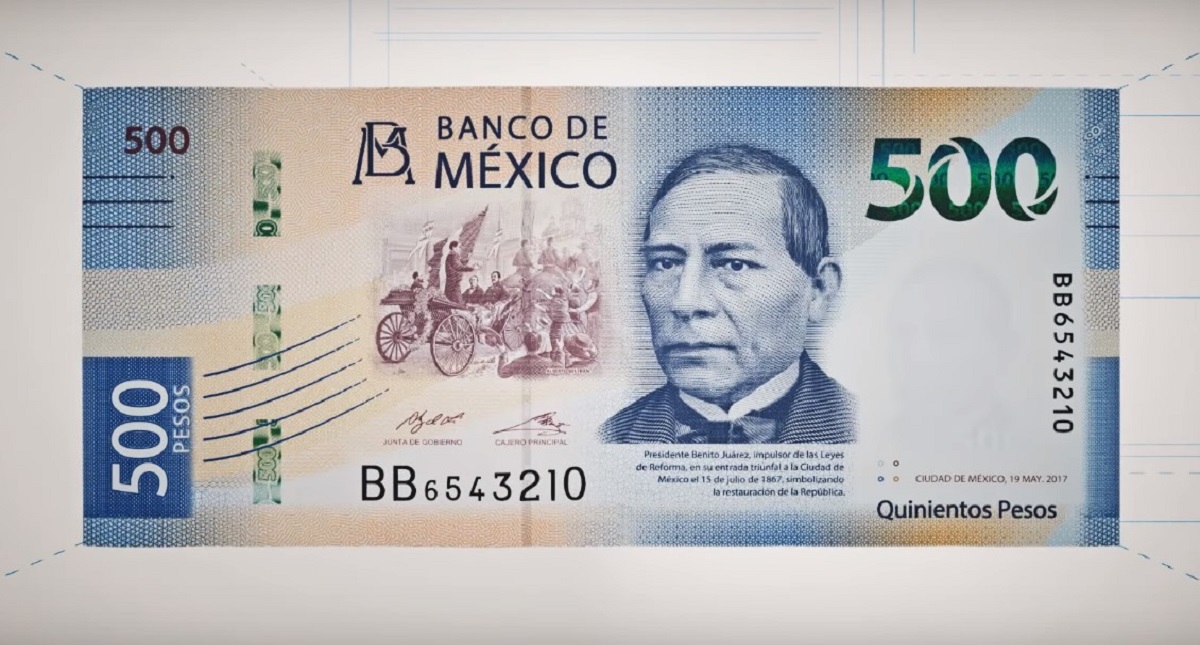 Benito Juárez se queda corto en concurso del billete más bonito