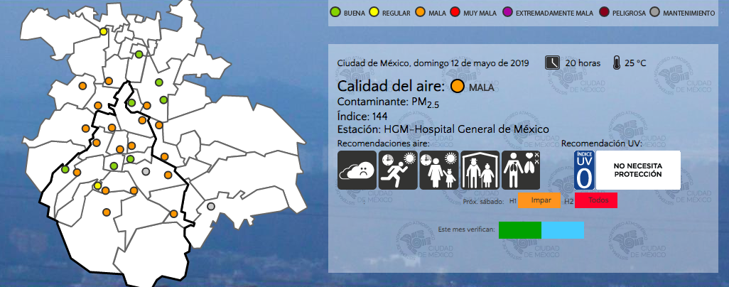 Persiste Mala calidad del aire en el Valle de México - calidad-del-aire