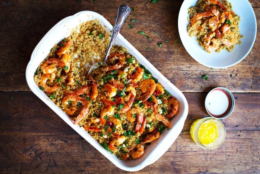 Cinco deliciosas recetas con quinoa - camarones-2