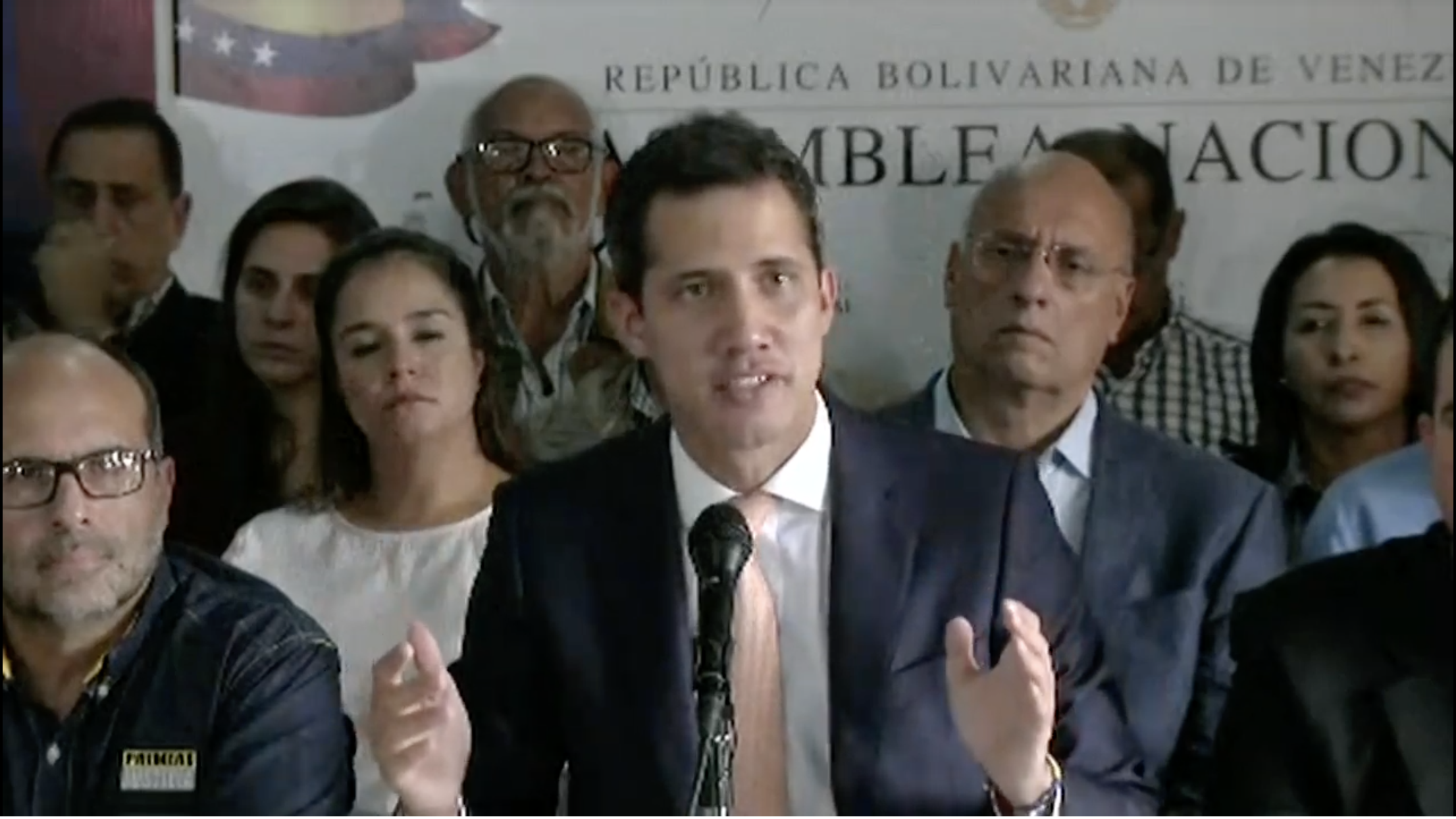 Juan Guaidó habla sobre el arresto de Edgar Zambrano