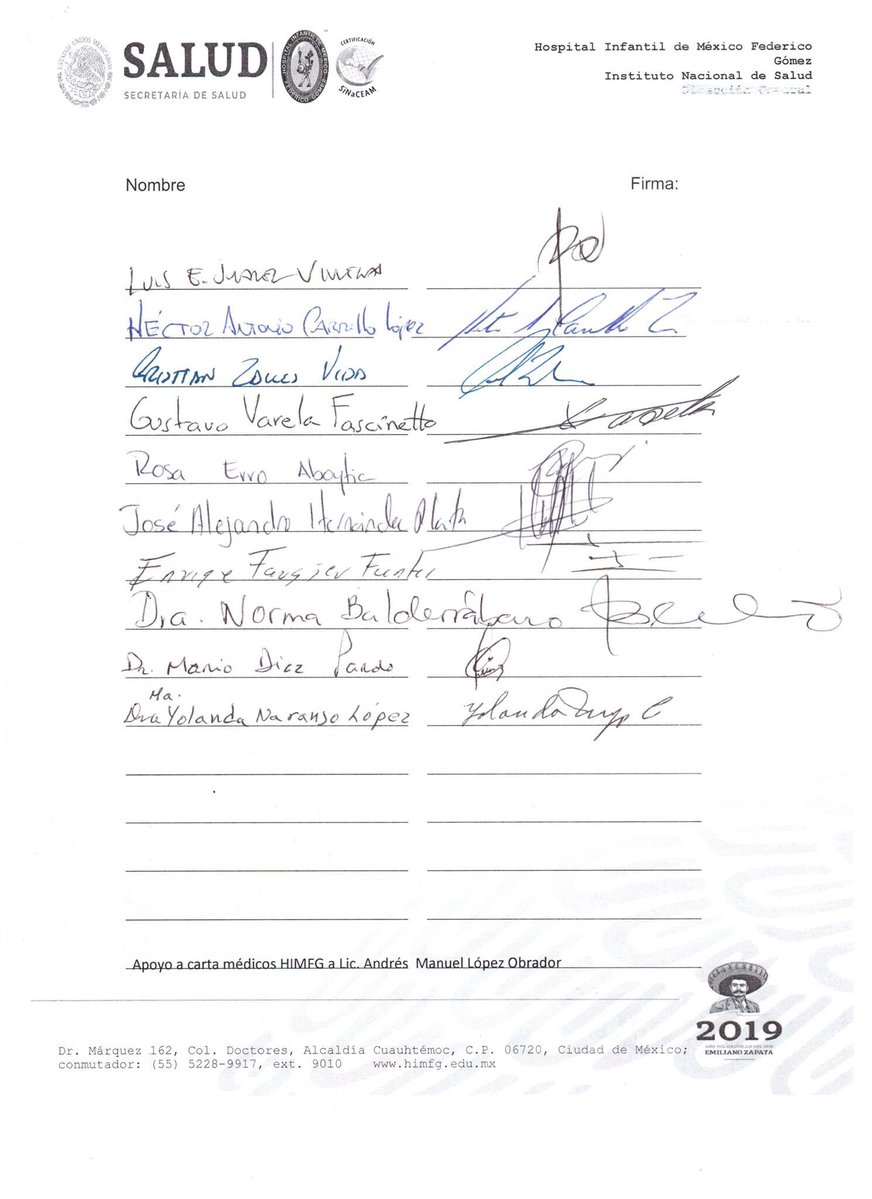 Recortes impactan negativamente en atención: Médicos del Hospital Infantil de México - carta-medicos-4