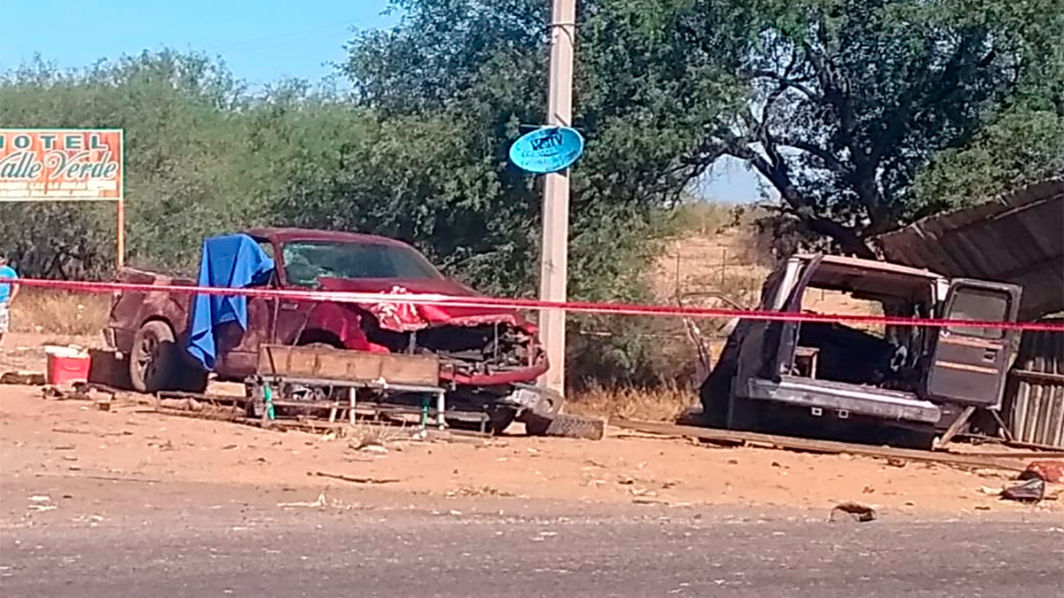 Choque de camionetas en Hermosillo deja seis muertos y 19 heridos