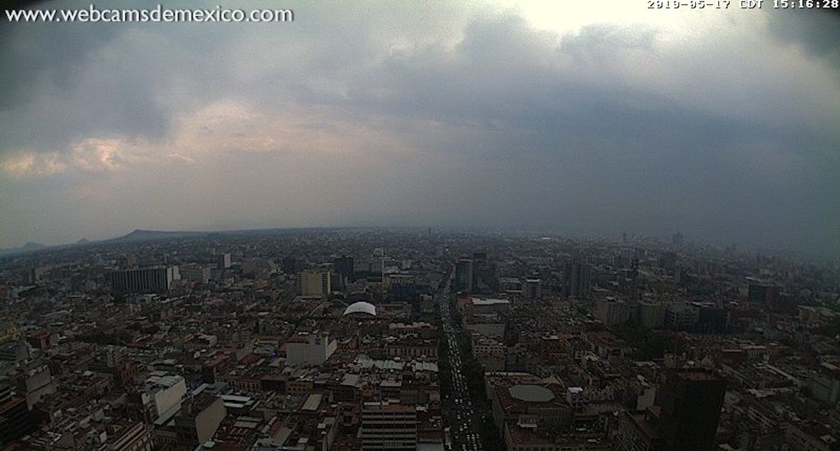 Disminuye ligeramente contaminación del aire en el Valle de México