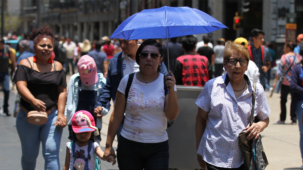 Temperaturas de hasta 45 grados en nueve estados del país