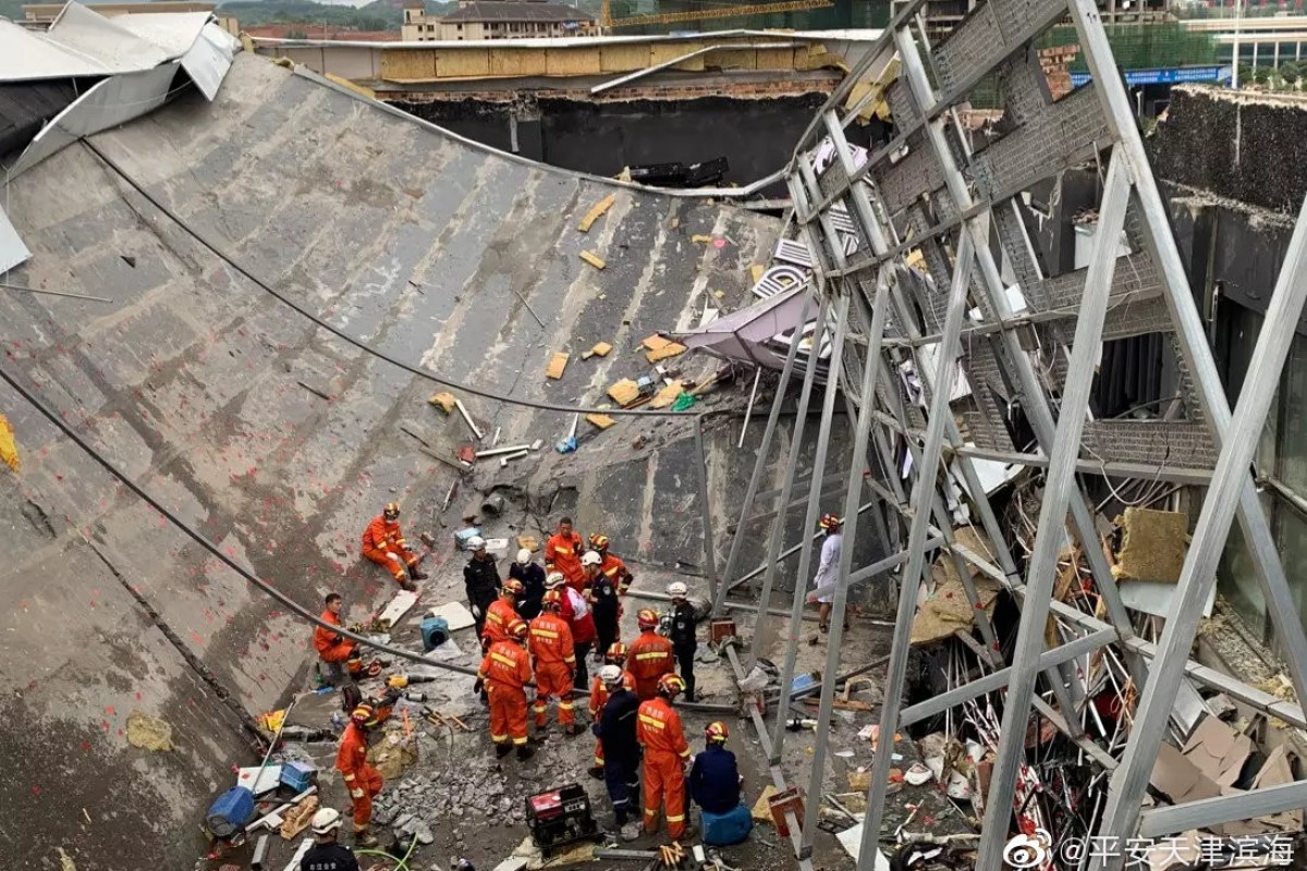 Derrumbe de techo de bar en China deja tres muertos y 87 heridos - colapso-bar-china