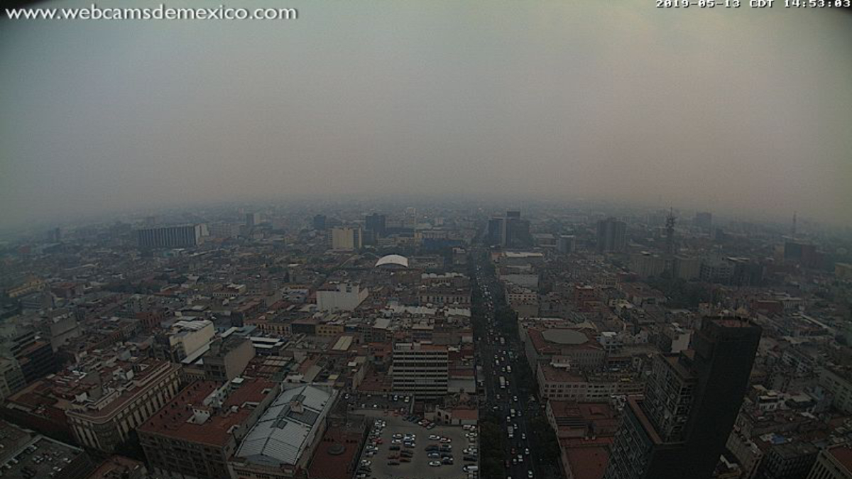 Se mantiene mala calidad del aire en el Valle de México