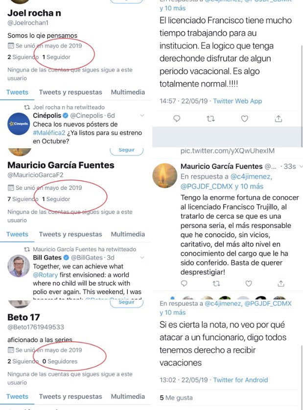 Crean cuentas en Twitter para defender a funcionario capitalino cesado por caso Heaven - cuentas-funcionario-pgj-2