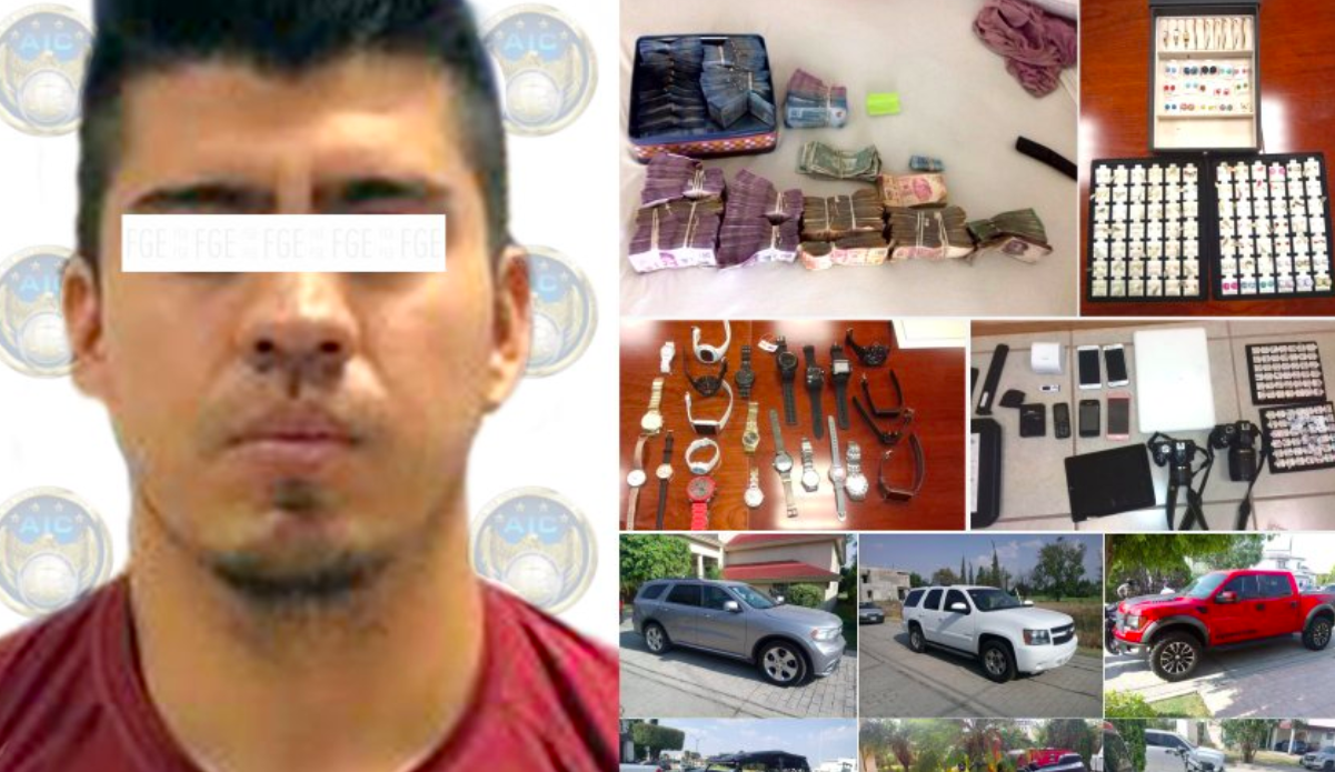 Detienen a líder del Cártel del Golfo con arsenal en Guanajuato