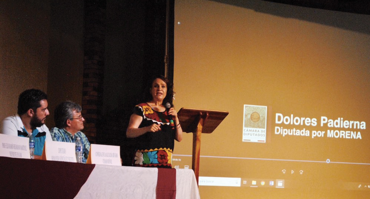 Dolores Padierna ofrece apoyo a AMLO para concretar firma del T-MEC