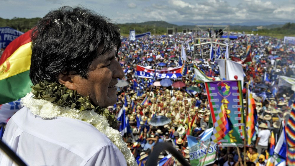 Evo Morales arranca campaña electoral para un cuarto mandato