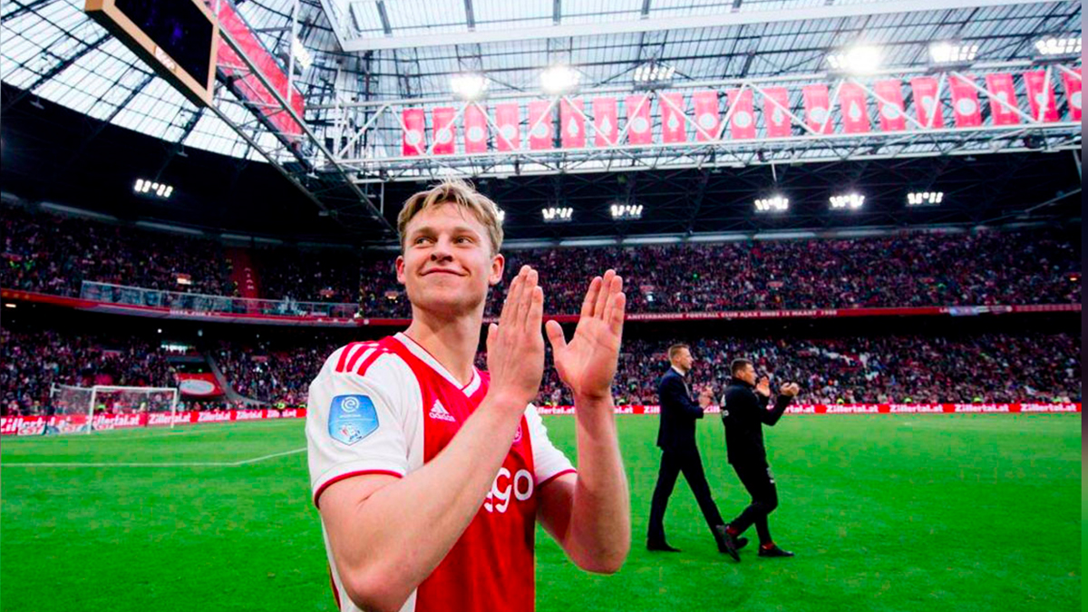 #Video Frenkie de Jong se despide del Ajax