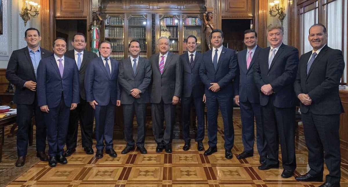 López Obrador se reúne con gobernadores panistas