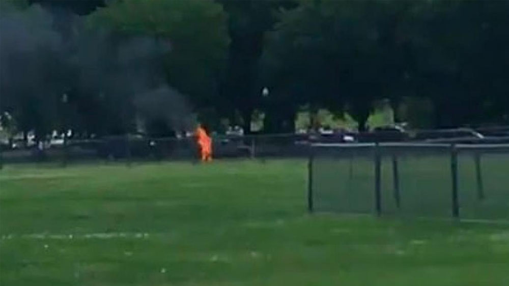 Hombre se inmola cerca de la Casa Blanca