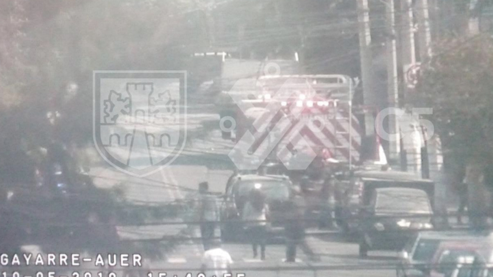 Se registra fuerte incendio en casa habitación de la GAM