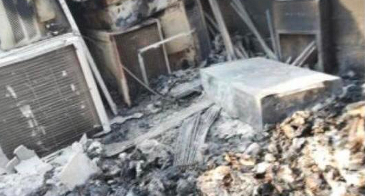 Fiscalía General de la República investiga incendio en garita de Oaxaca