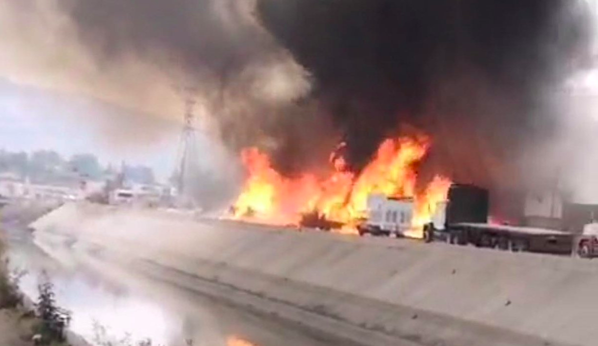 Fuerte incendio en Cuautitlán Izcalli